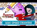 Speed Drawing - LEGO Adventure Time - Marceline &amp; Lumpy Space Princess