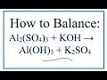 Balancing Chemical Equations Techniques