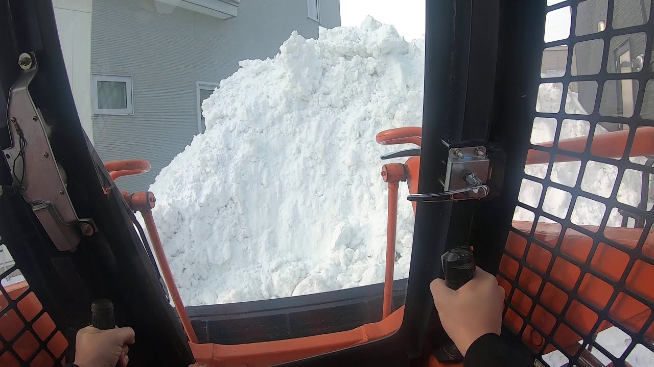 ジョブサン　除雪動画    3SDK5   TOYOTA