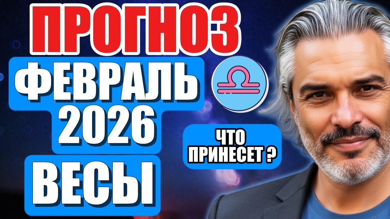 ПОЛНЫЙ прогноз Весы февраль 2026 — ключевые события, затмение и переход Сатурна