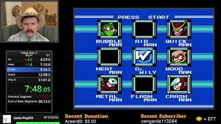Mega Man 2 NES speedrun in 30:33 by Arcus