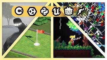 6 DEVS Make a Physics Game in 6 GAME ENGINES!