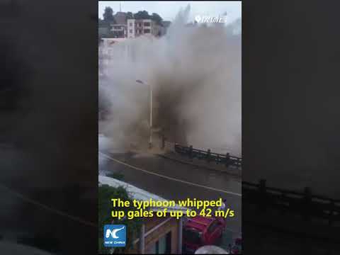 Typhoon Maria makes landfall in Fujian, China