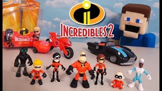 Incredibles 2 Junior Supers Movie Toys Action Figures Imaginext Unboxing Review Full Trailer