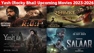 Yash (Rocky Bhai) Most Awaited Upcoming Movies 2023-2026 | KGF Star Yash Upcoming Movies