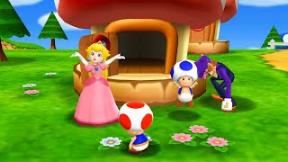 Mario Party 9 -  Peach Vs Daisy Vs Waluigi Vs Toad Master Difficulty| Cartoons Mee