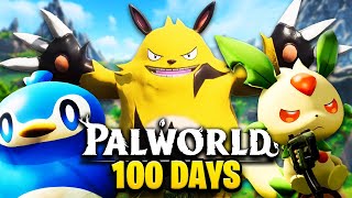 I Survived 100 Days In Palworld!
