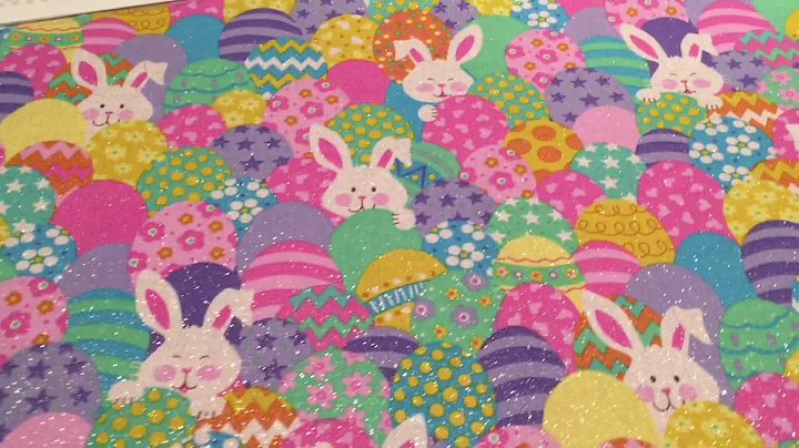 Flosstube #infiinty: New Easter table runner to cr...