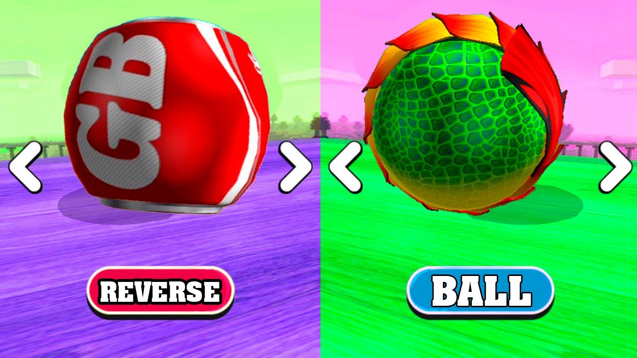Going Balls - Cola Ball vs Dragon Ball on Colored Reverse Levels! Race-424