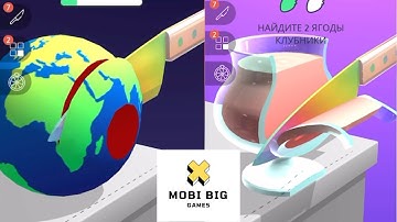 ASMR Slicing Relaxing Video High skill Gameplay IOS Android