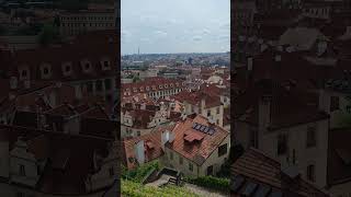 PRAHA HRADČANY 🇨🇿 PRAGUE CASTLE VIEW POINT CZECHIA #prague #praha #viewpoint