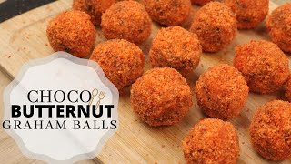 Choco Butternut Graham Balls - No Bake Recipe