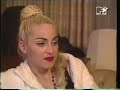 Capture de la vidéo Breakfast With Madonna Interview - Part 1 - Like A Prayer Album - Mtv Madonnathon