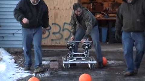 Flaming Monkeys Testing Shooter for Rebound Rumble