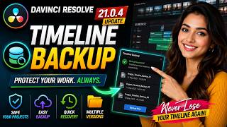 DaVinci Resolve 21.0.4: NEW Timeline Backup Feature Explained!