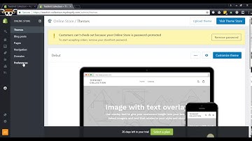 Shopify Training Videos   How to Disable Password Protected Page