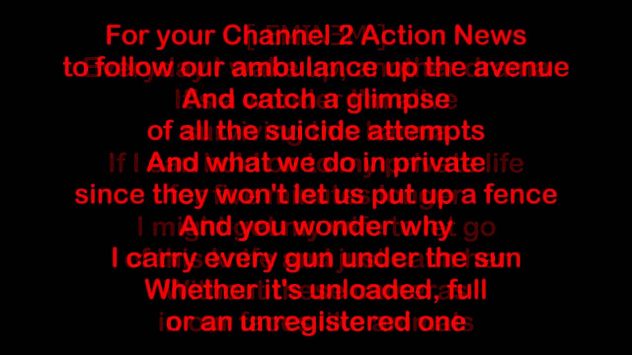 Eminem Don't Approach Me Ft. Xzibit Lyrics