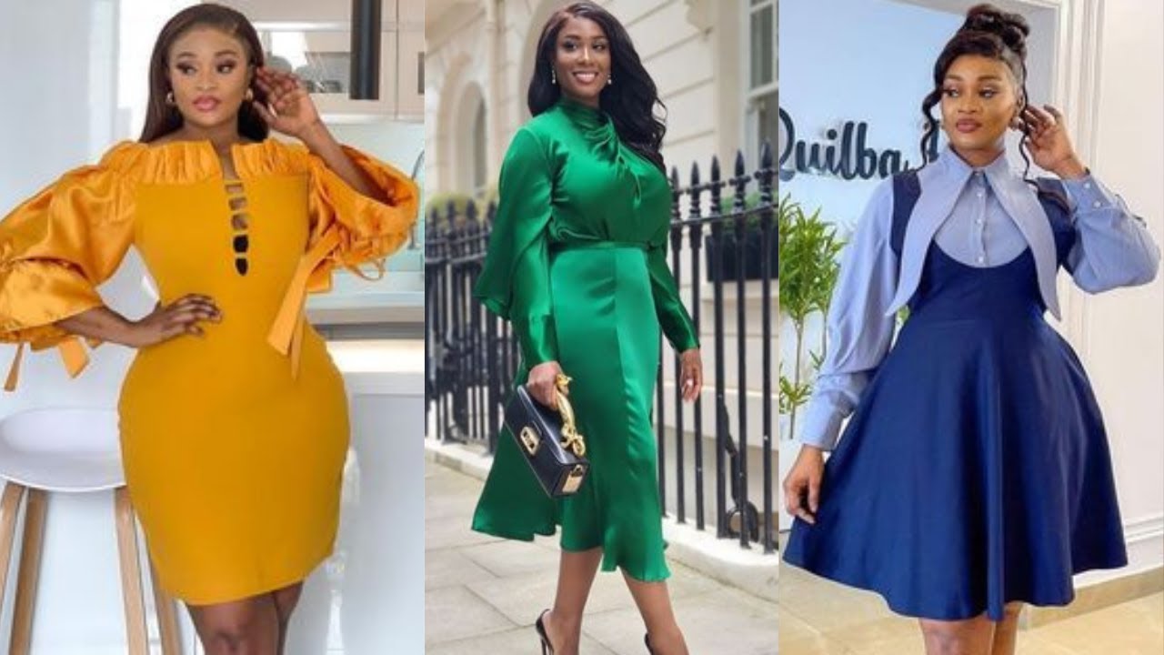Discover more than 154 short office gown styles super hot