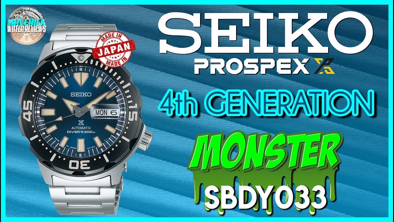 Undecided! | New Seiko Prospex 4th Generation Monster 200m Automatic Diver  SBDY033 Unbox & Review - YouTube