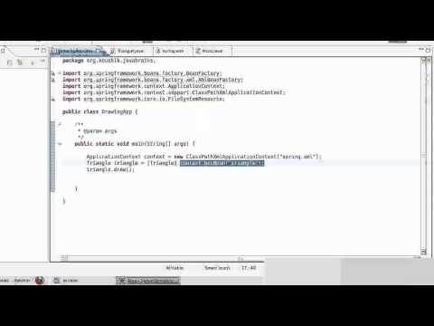 Spring Tutorial 12 Using ApplicationContextAware
