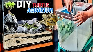 Transform A Broken Aquarium Into A Beautiful Turtle Aquarium Ecosystem by gurune kreatif poel 16,771 views 8 months ago 7 minutes, 1 second