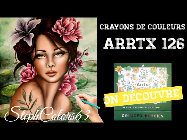 Arrtx 126 crayons de couleur ensemble nuancier DIY / feuille d'échantillons  téléchargement numérique -  France