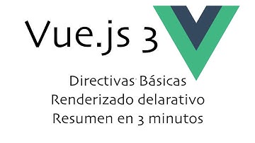 Vue.js 3 Directivas Básicas en 3 minutos