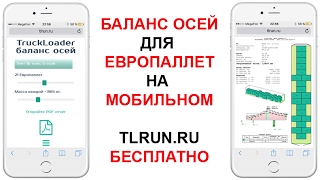 Расчет нагрузок на оси для паллет (www.TLrun.ru)