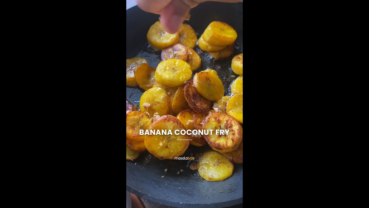Как приготовить кокосово-банановый жареный картофель