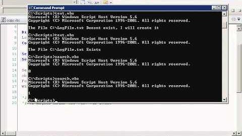 VBScript - Objects (6b - 9)