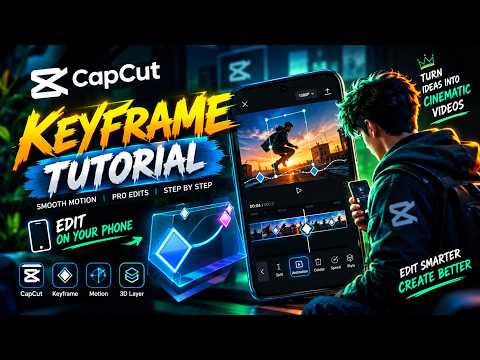 CapCut Keyframe Tutorial for Beginners | Smooth Motion on Phone 📱