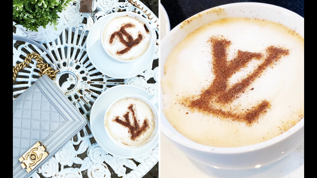 Louis Vuitton and Chanel Logo Coffee Stencil Download - Handbagholic