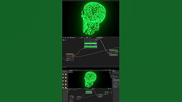 Curve to Mesh Geometry Nodes Tutorial - Blender Geometry Nodes #shorts