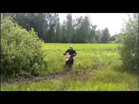 Enduro riding KTM
