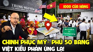 Bùng Nổ Cafe Trung Nguyên VN tại Mỹ! Sẽ mở khắp 50 bang của Mỹ hàng nghìn quán cafe VIỆT.