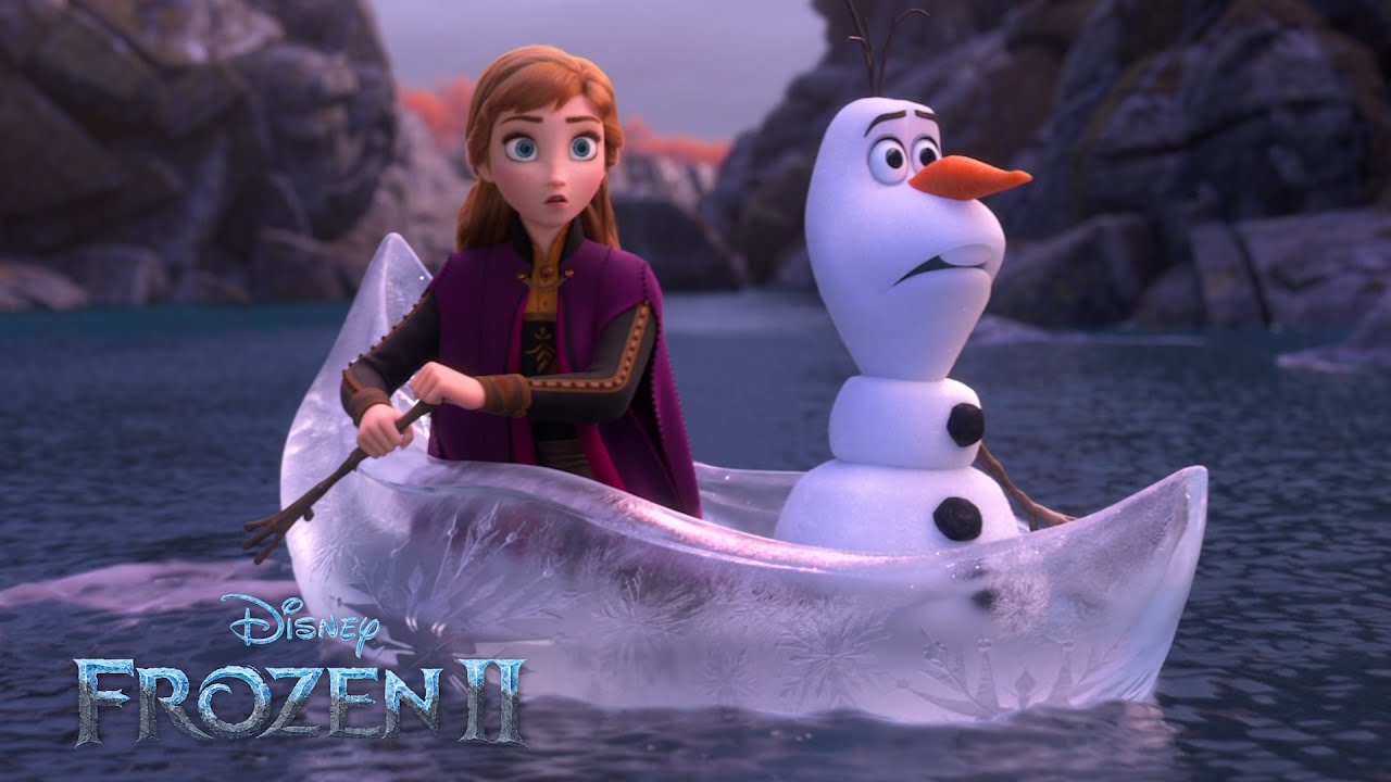 Frozen 2 | Anna en Olaf reizen op ijsboot | Disney NL - YouTube