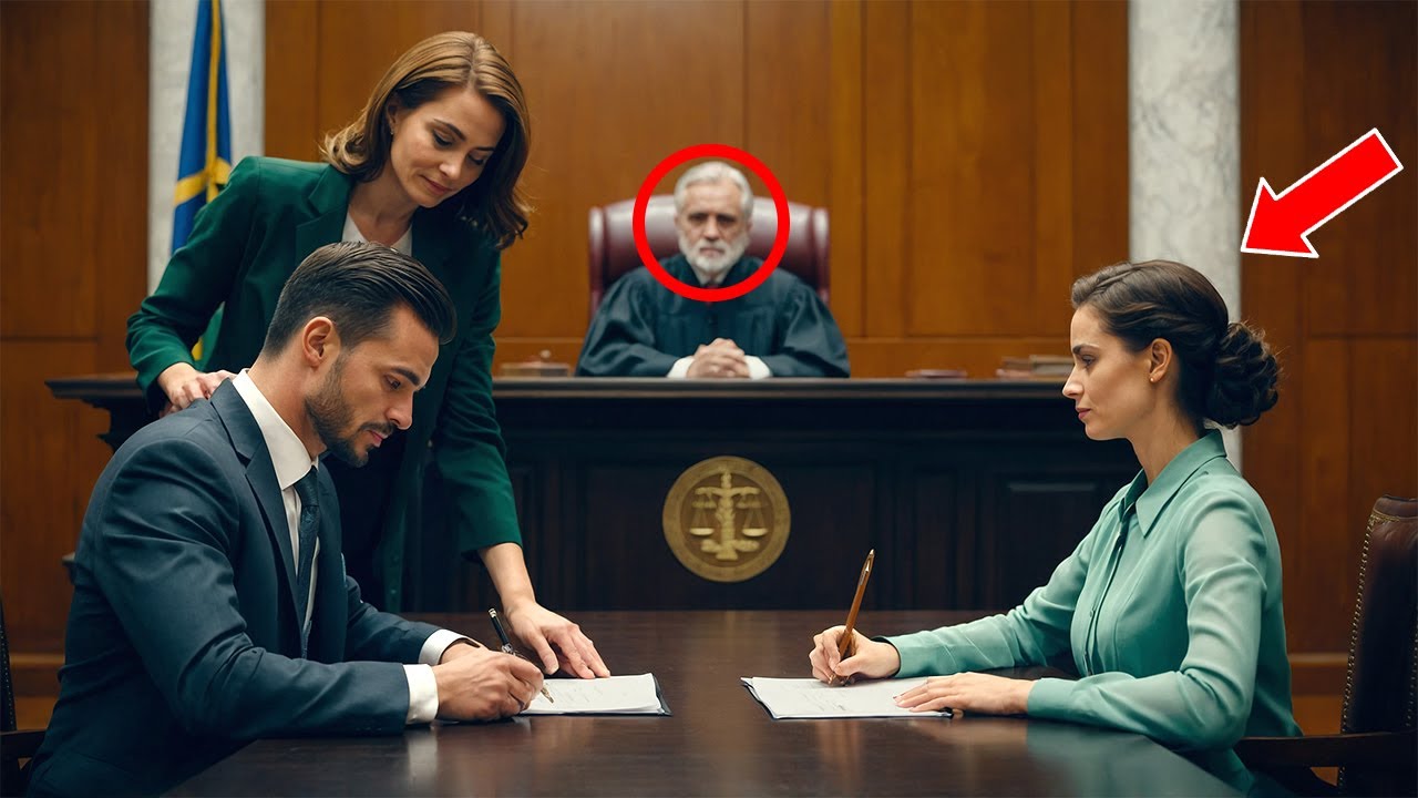 Soțul a semnat divorțul cu amanta lângă el — iar judecătorul i-a făcut să regrete!