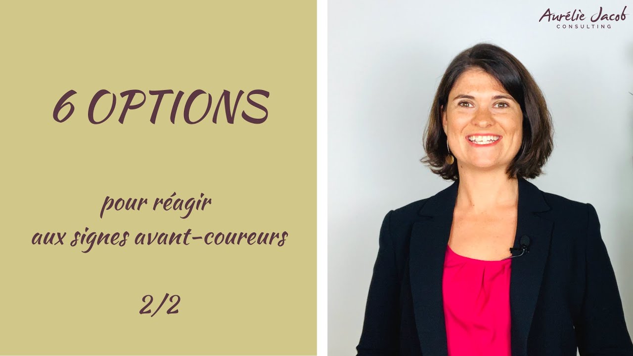 Réagir aux signes avant-coureurs d'un conflit au travail | 6 OPTIONS