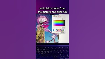 How to add colors from an image to PowerPoint #powerpoint #tutorial #shorts