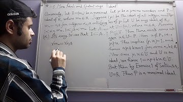 Ring Theory (from Topics in Algebra by I. N. Herstein, 2nd Edition) (Part 32)