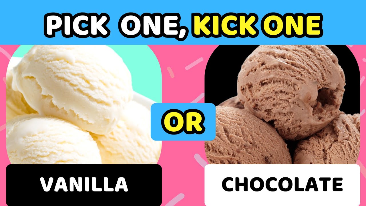 Pick One, Kick One Ice Cream - YouTube