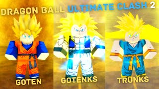 Roblox Dragon Ball Ultimate Clash 2 Goten & Trunks & Gotenks screenshot 4