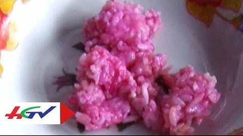 HGTV | Đã có kết luận về cơm có màu tím sen