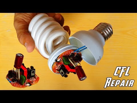 Video: DIY energy-saving lamp repair