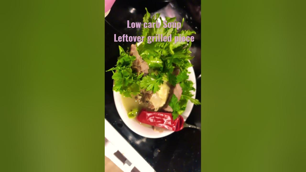 left-over-grilled-piece-from-yesterday-low-carb-soup-with-boiled-egg