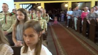 Rocznica I Komunii Św. W Parafii Mszano - 9.06.2024