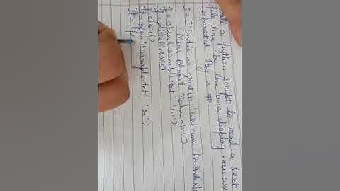 Read a text file line by line and display each word separated by a #