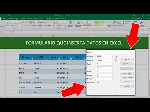 Video: Cómo Ingresar Datos