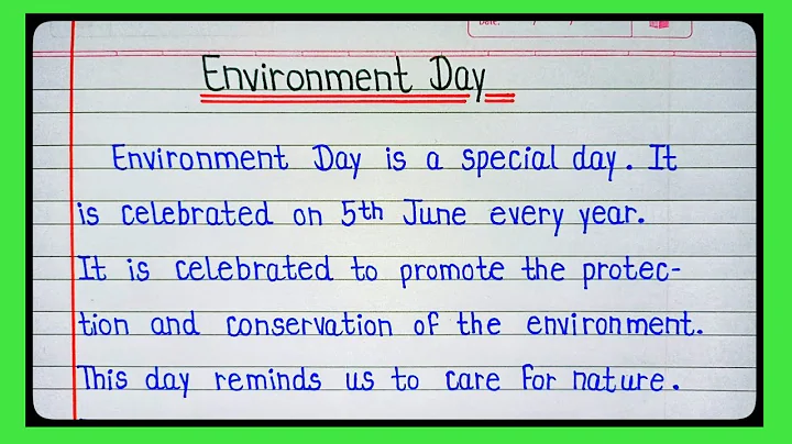 Essay On World Environment Day | Essay on World Environment Day | World Environment Day Essay