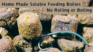 How to make Soluble feeding Boilies. No Egg, rolling or Boiling except for a few Hook Baits. #carp